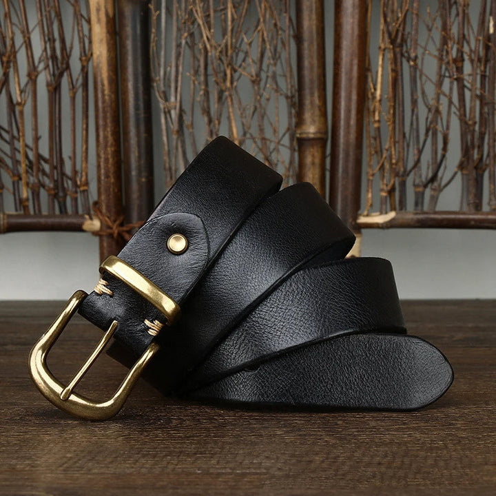 Cintura Uomo in Pelle Artigianale Classica Stile Casual Elegante