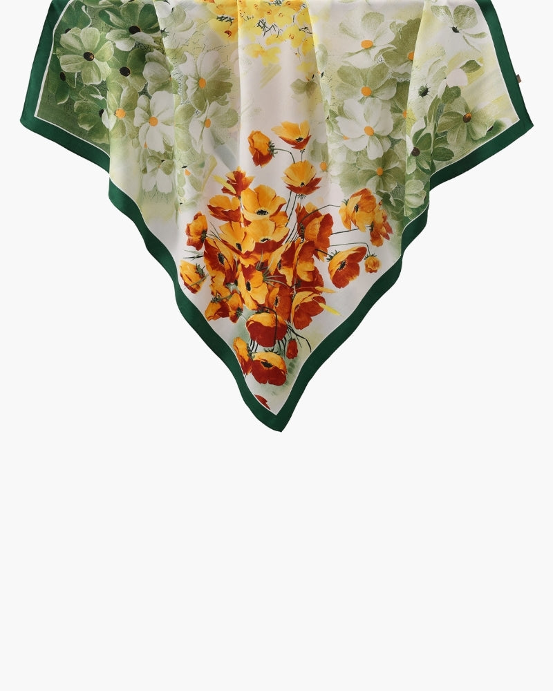 Foulard Donna Twill Seta Morbido Artigianale