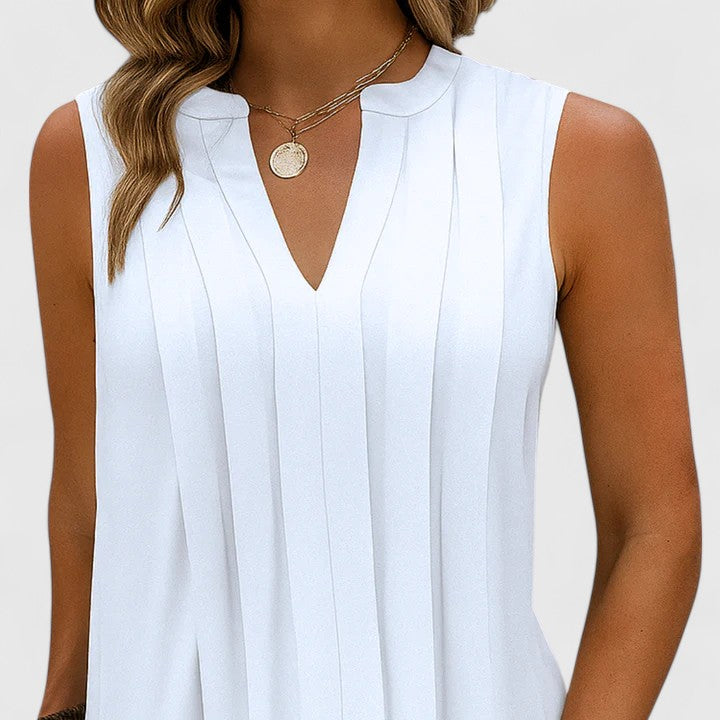 Abito Donna Scollo a V Linea Valorizzante Dettaglio Scollato