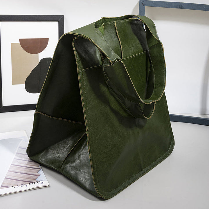 Borsa Donna in Pelle Vintage Oversize Spaziosa