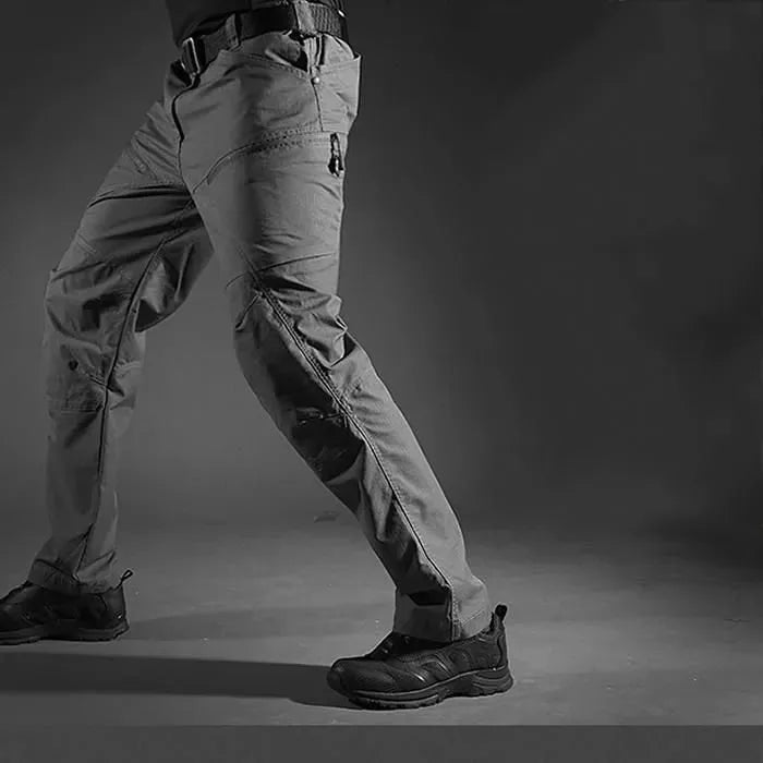 Pantaloni Cargo Uomo Tessuto Resistente Vestibilità Regular