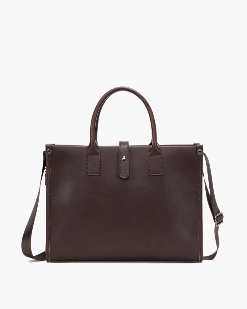 Borsa da Lavoro Uomo in Pelle Struttura Rigida Elegante - Vesarelli