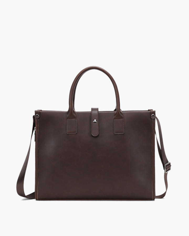 Borsa da Lavoro Uomo in Pelle Struttura Rigida Elegante - Vesarelli