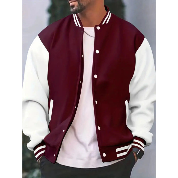 Giacca Uomo Bomber Cotone Slim Fit Casual College