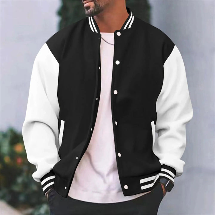 Giacca Uomo Bomber Cotone Slim Fit Casual College