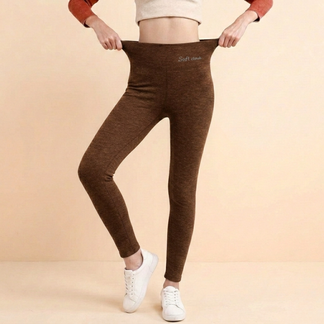 Leggings Donna Elasticizzati Caldi e Confortevoli