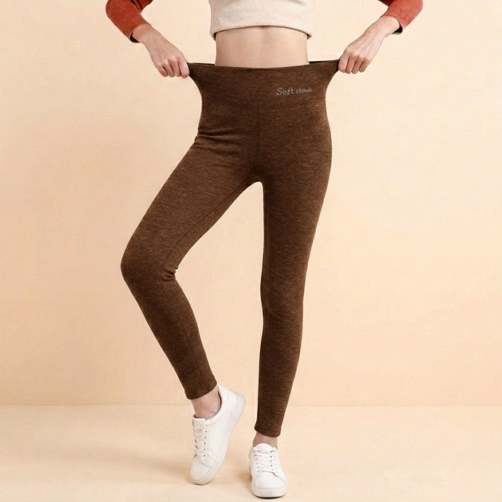 Leggings Donna Elasticizzati Caldi e Confortevoli