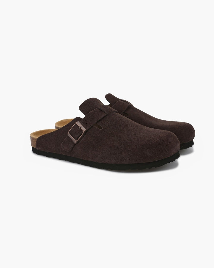 Zoccoli Donna in Suede Comfort Elegante Quotidiano