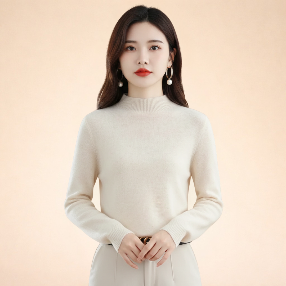 Maglione Donna in Lana Calda Vestibilità Classica