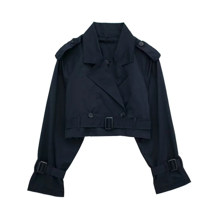 Trench Corto Donna Vestibilità Regolare