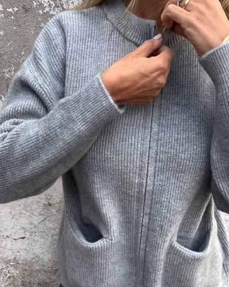 Cardigan Donna in Cotone Lavorato a Maglia Vestibilità Leggera