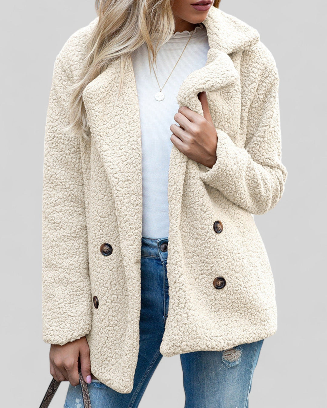 Cappotto Donna Morbido Comodo Stile Classico - Vesarelli