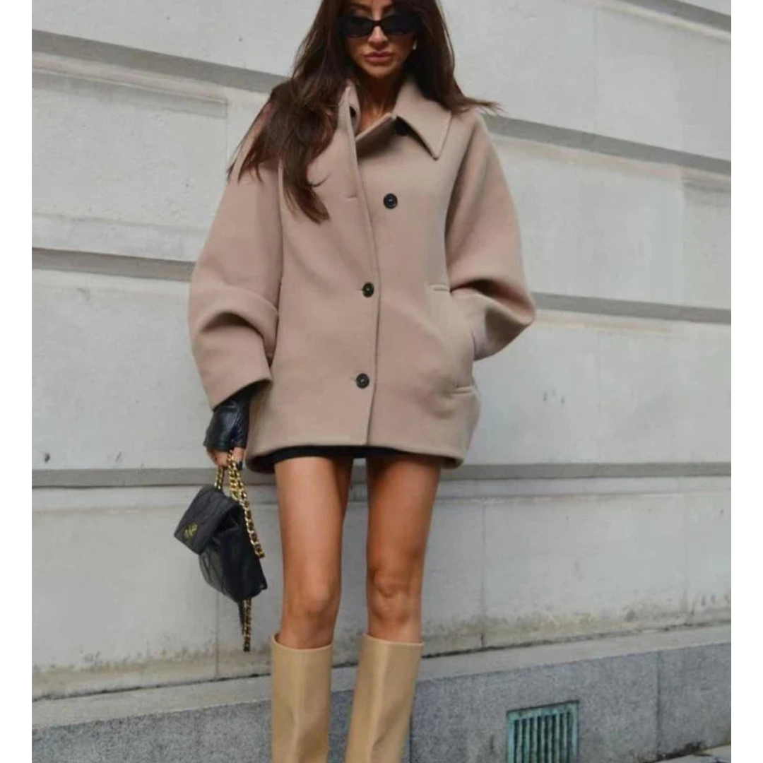 Cappotto Donna Estivo Elegante Caldo Morbido - Vesarelli