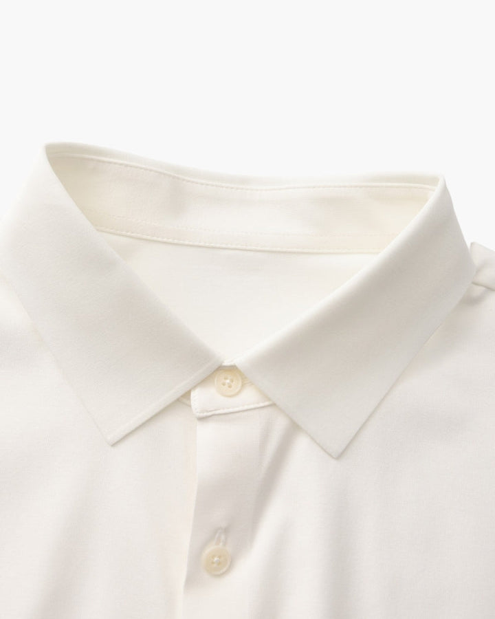 Camicia Uomo Cotone Elasticizzato Vestibilità Moderna