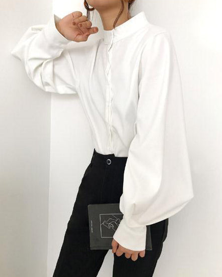 Camicia Donna Maniche Lunghe con Cappuccio Classica - Vesarelli