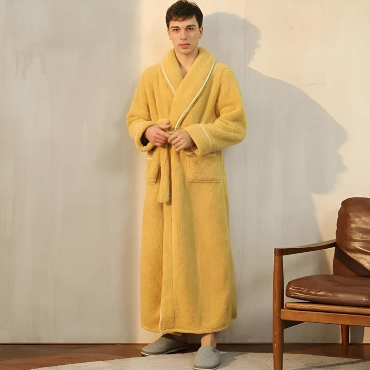 Accappatoio Unisex in Pile Morbido Lungo
