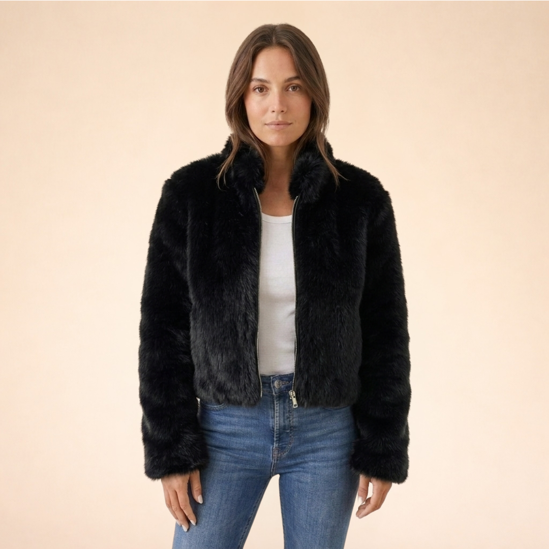 Giacca Invernale Donna Elegante Moderno Taglio