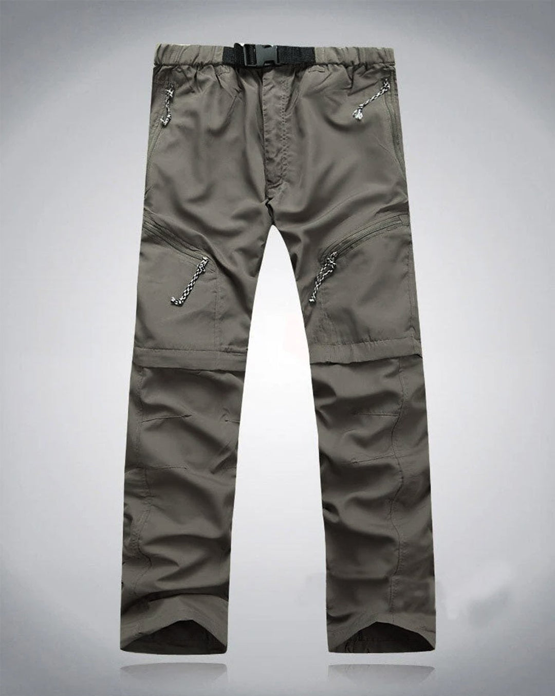 Pantaloni Uomo Cargo in Tessuto Tecnico Convertibili Escursionismo
