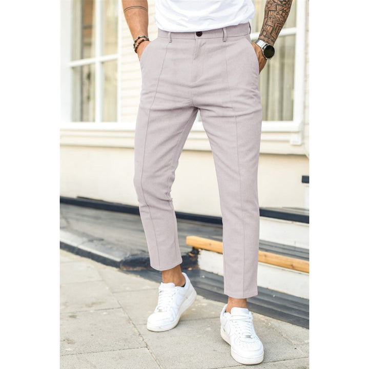 Pantaloni Uomo Eleganti Modern Fit Traspiranti Comfort