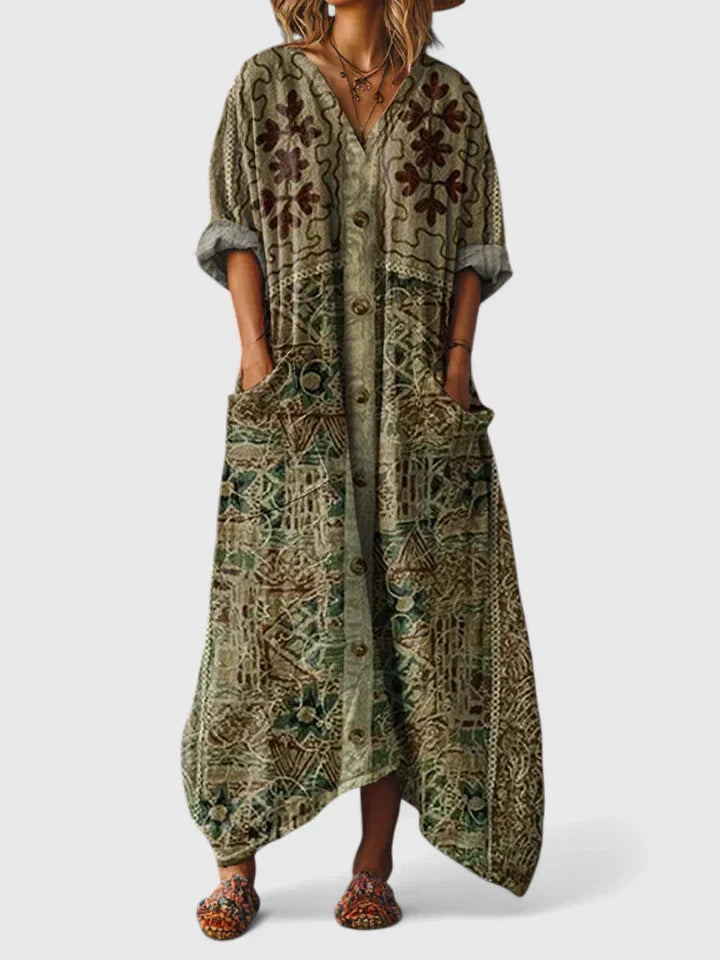 Abito Donna Elegante Vestibilità Sagomata Stile Classico