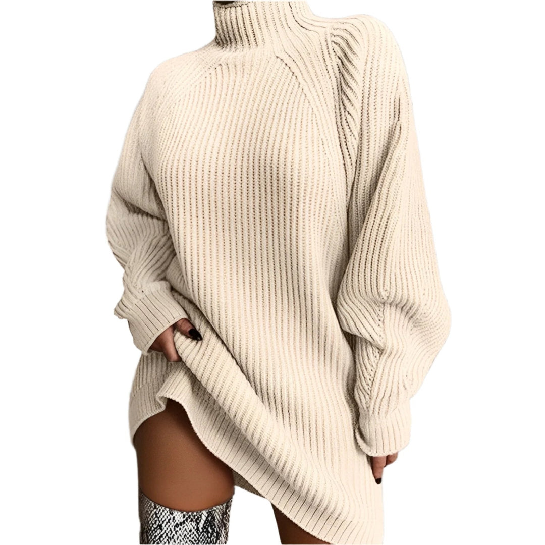 Abito Maglione Donna Collo Alto Oversize - Vesarelli