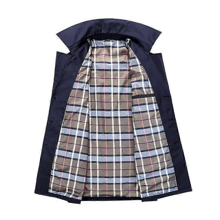 Trench Uomo Elegante Resistente Classico
