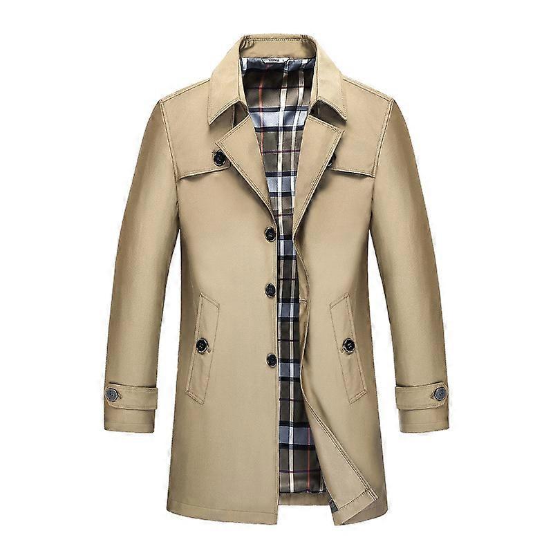 Trench Uomo Elegante Resistente Classico