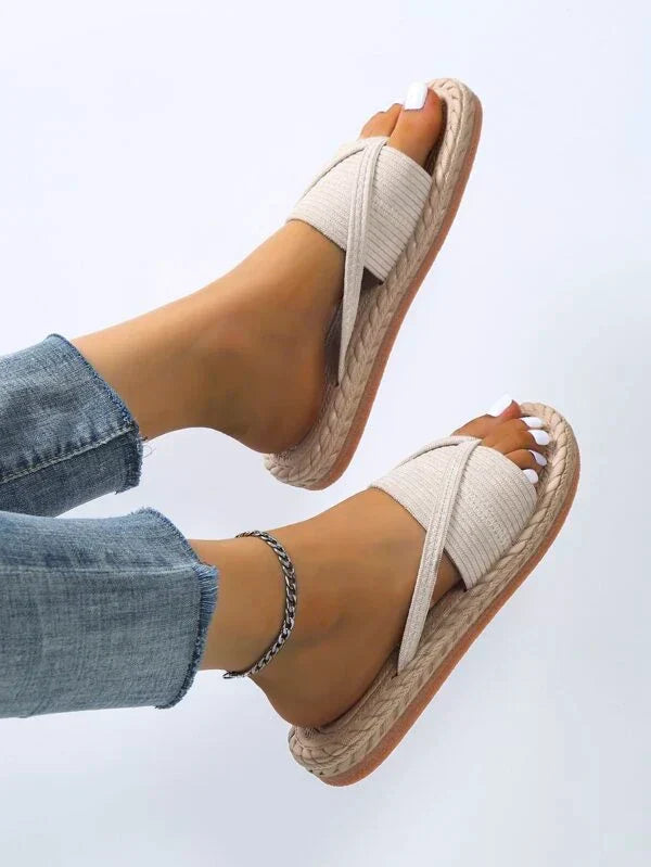 Sandali Donna Eleganti Comodi Punta Aperta