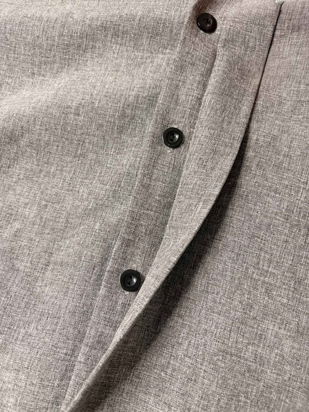 Camicia Uomo Misto Cotone Lino Maniche Corte
