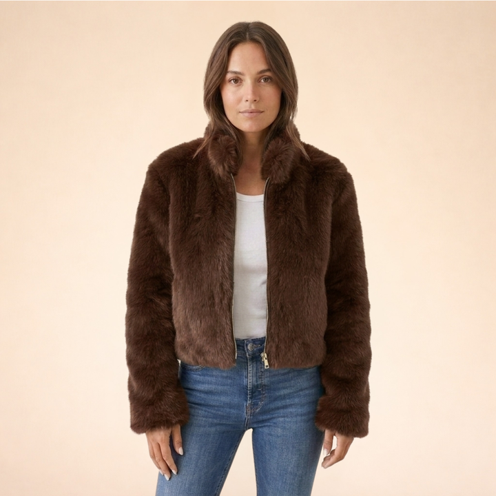 Giacca Invernale Donna Elegante Moderno Taglio