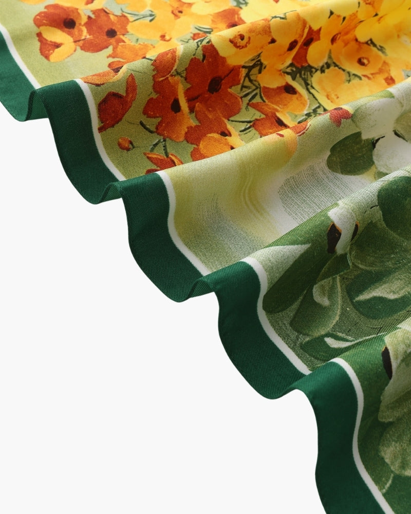 Foulard Donna Twill Seta Morbido Artigianale