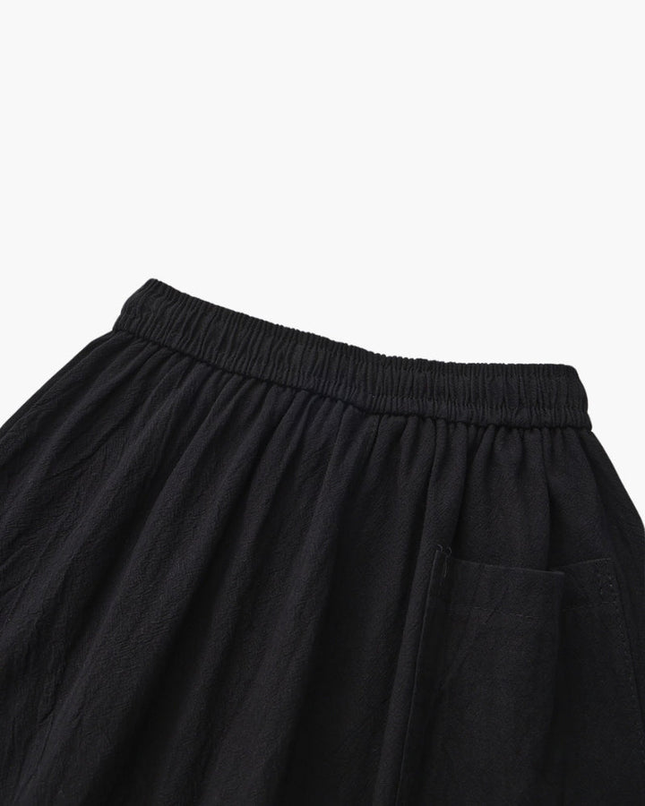 Shorts Uomo in Lino Traspiranti Vita Elastica