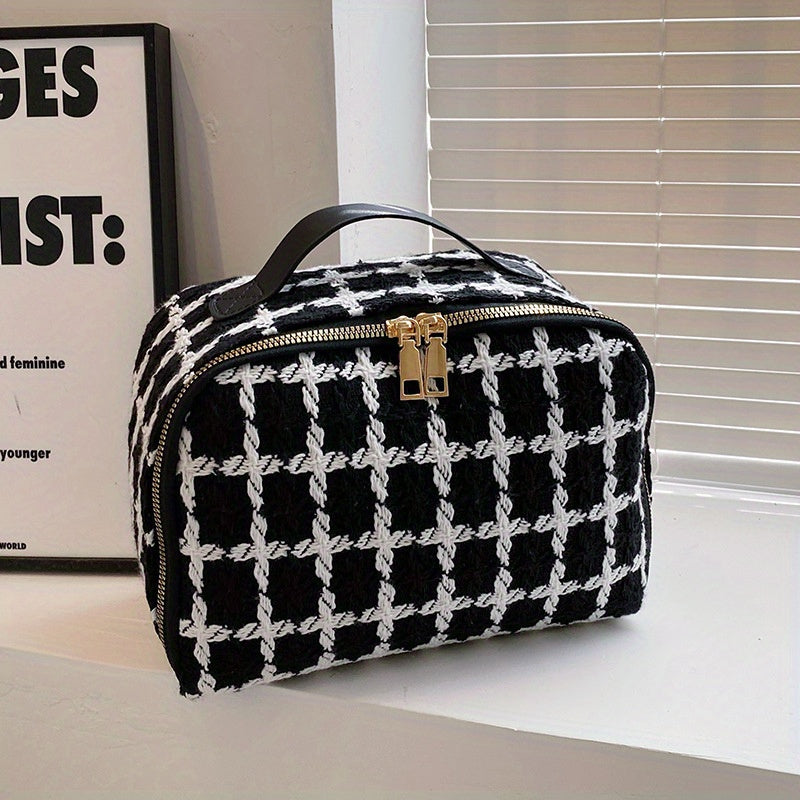 Borsa Cosmetici Donna Spaziosa Elegante Design Raffinato - Vesarelli