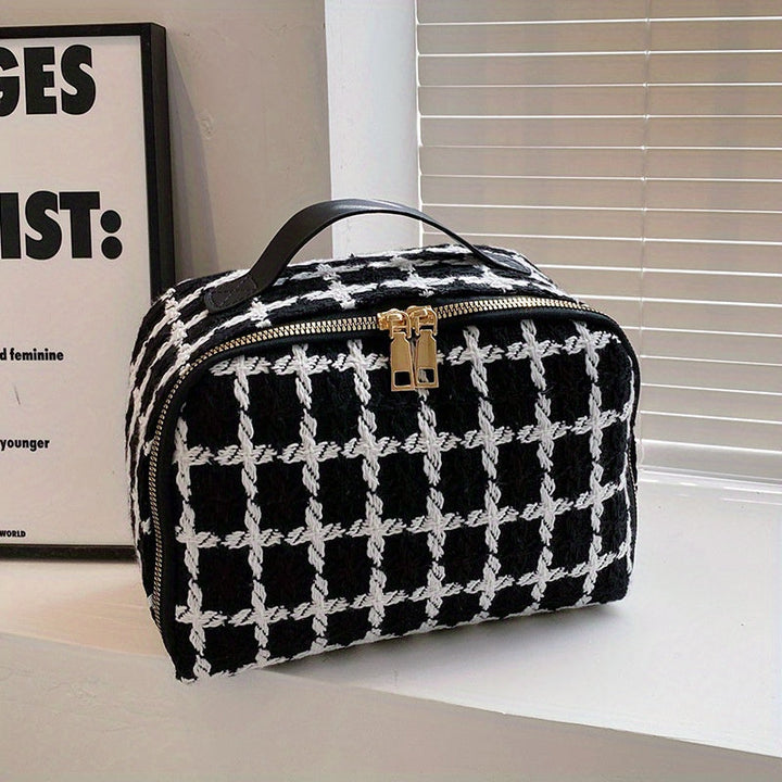 Borsa Cosmetici Donna Spaziosa Elegante Design Raffinato - Vesarelli