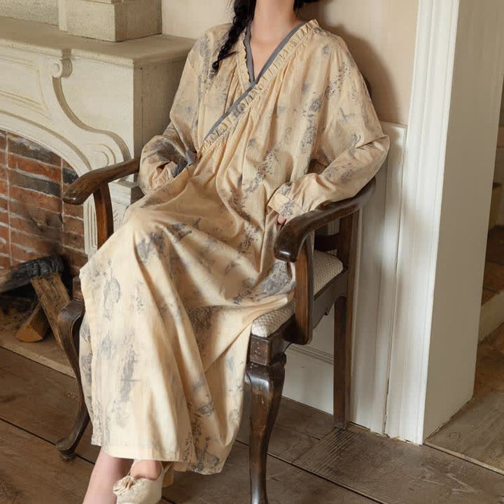 Camicia da Notte Donna in Cotone Morbido Stile Classico