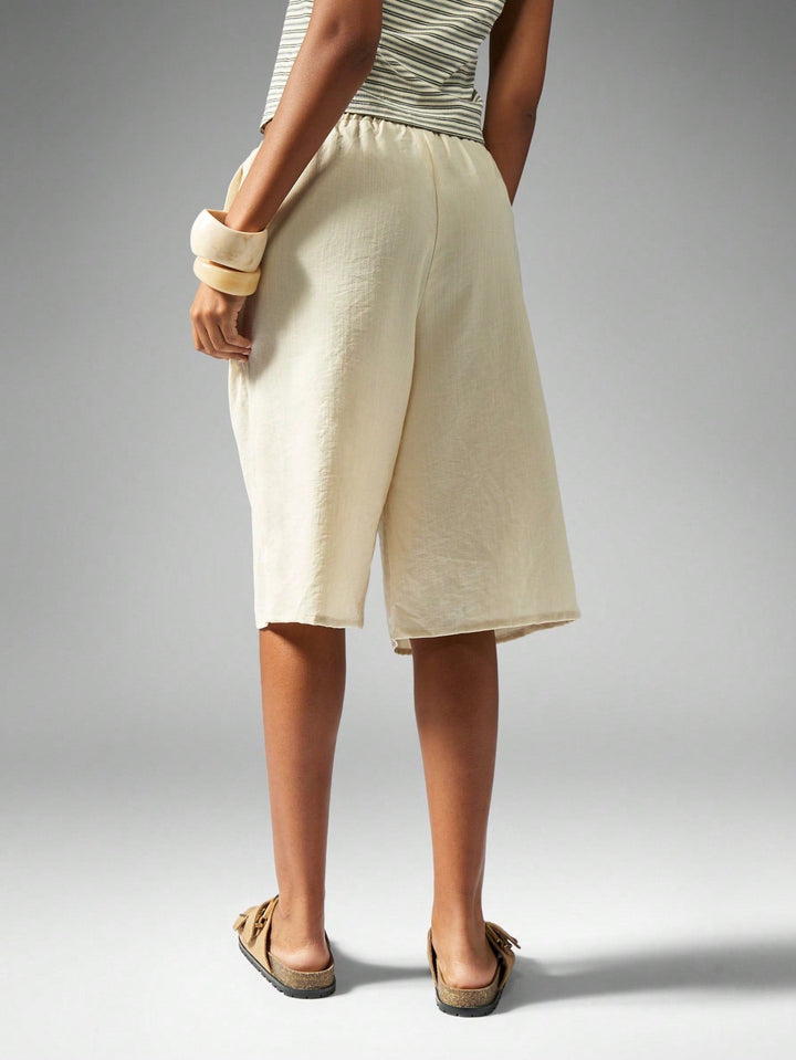 Bermuda Donna con Coulisse Vita Regolabile