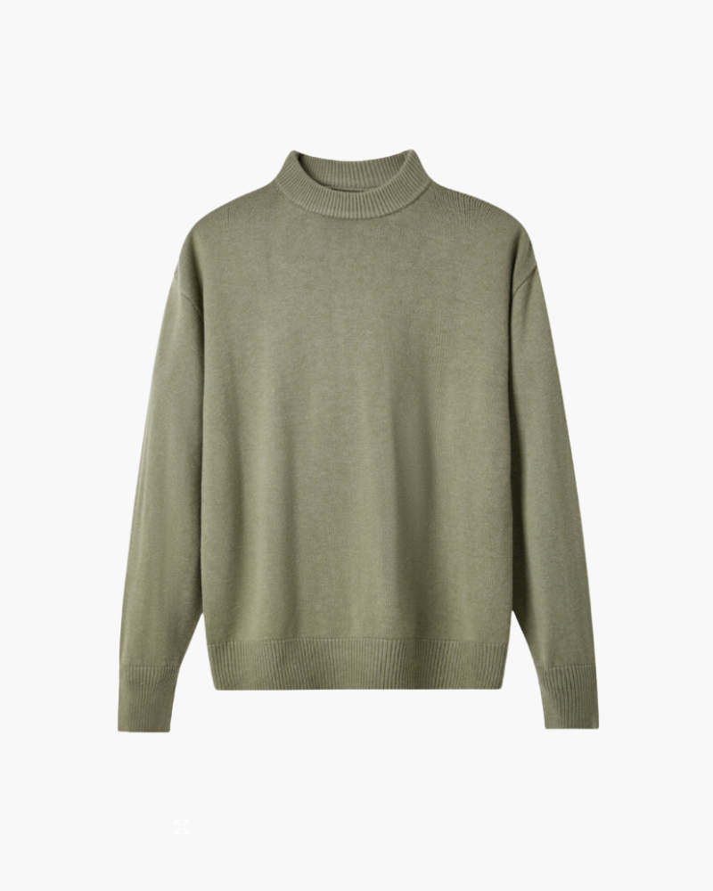 Maglione Uomo in Lana Collo Alto Morbido - Vesarelli