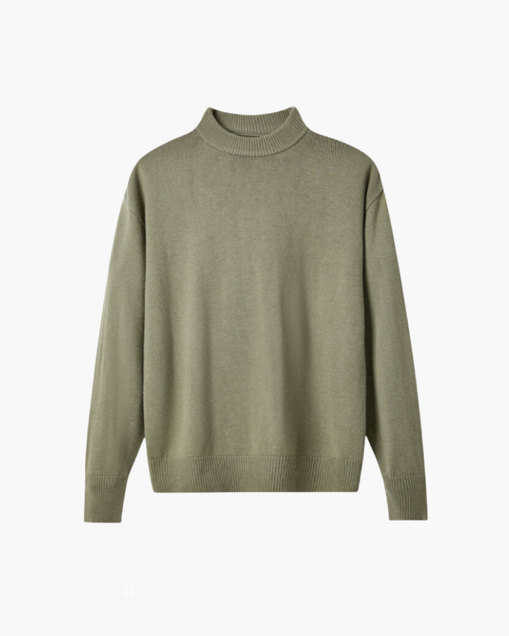 Maglione Uomo in Lana Collo Alto Morbido - Vesarelli