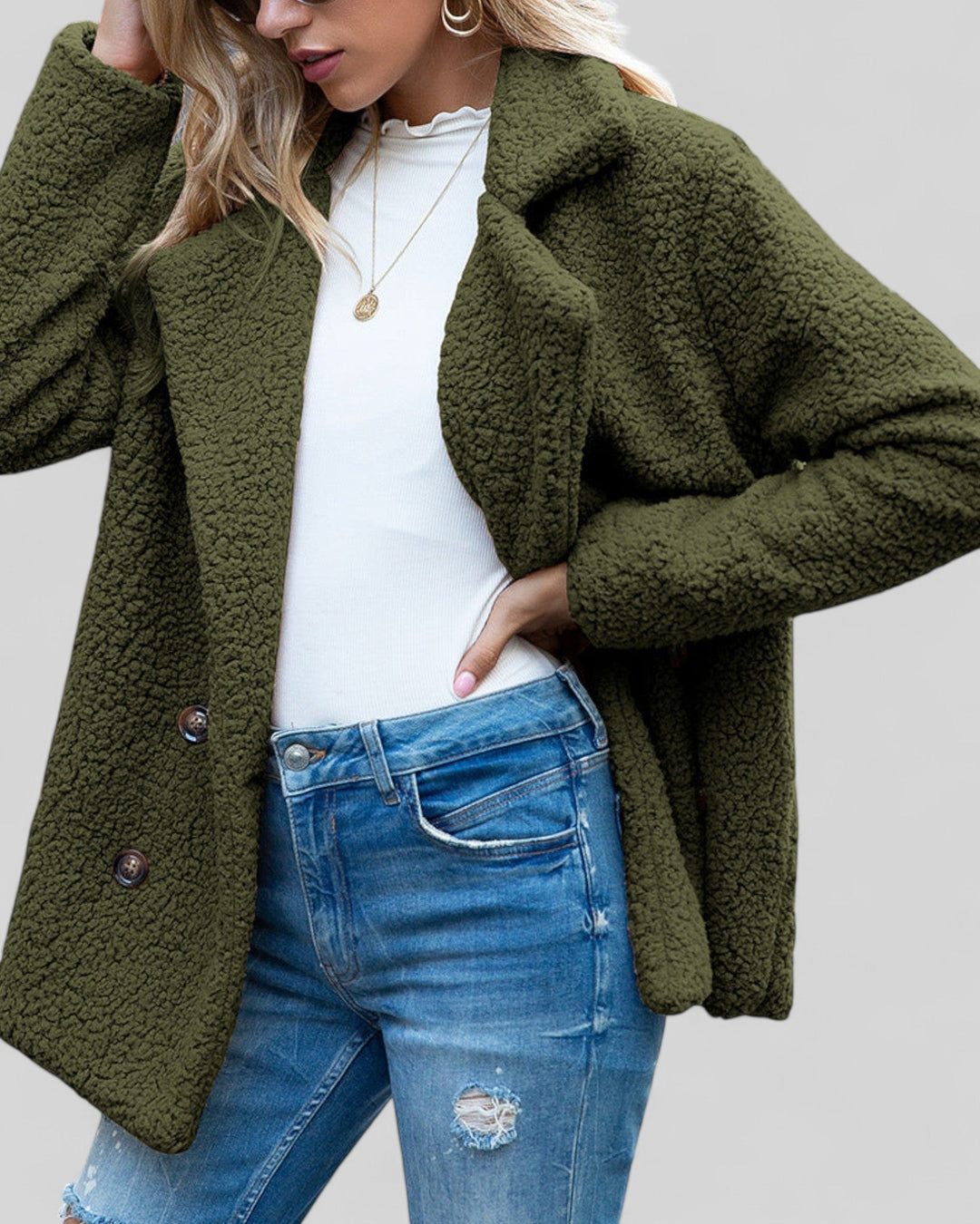 Cappotto Donna Morbido Comodo Stile Classico