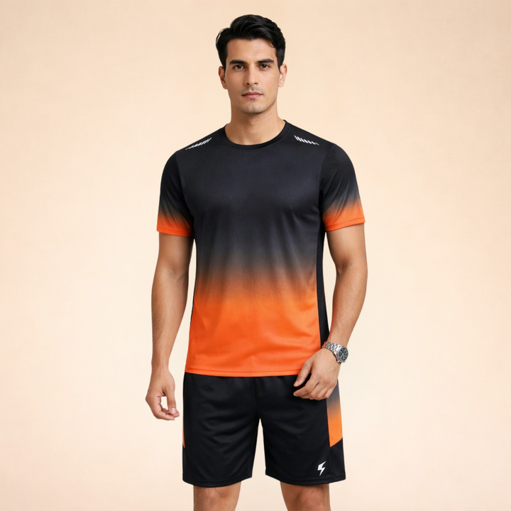 Set Sportivo Uomo Tessuto Tecnico Vestibilità Comoda
