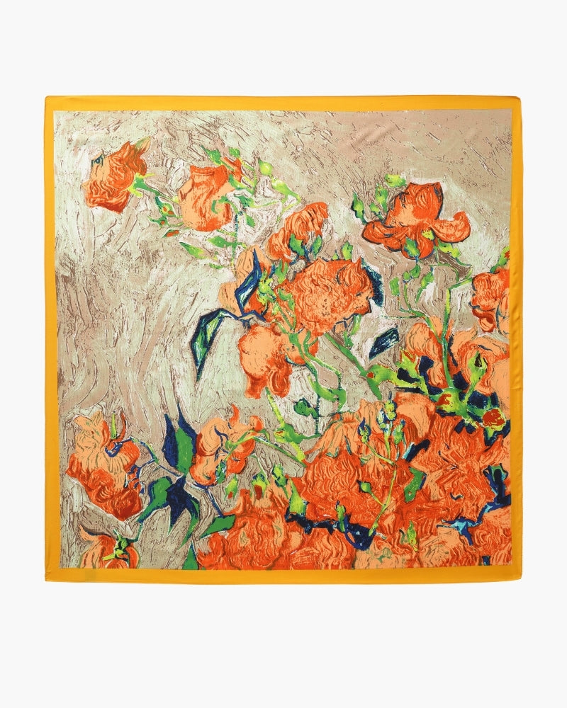 Foulard Donna Twill Seta Morbido Artigianale
