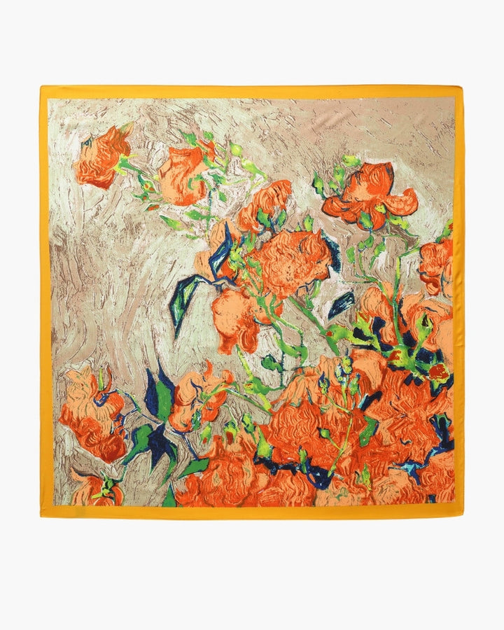 Foulard Donna Twill Seta Morbido Artigianale