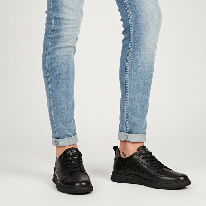 Sneakers Uomo con Rialzo Interno Suola Robusta Comfort