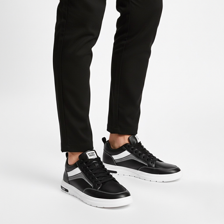 Sneakers Donna con Rialzo Interno e Dettagli Laterali Comfort