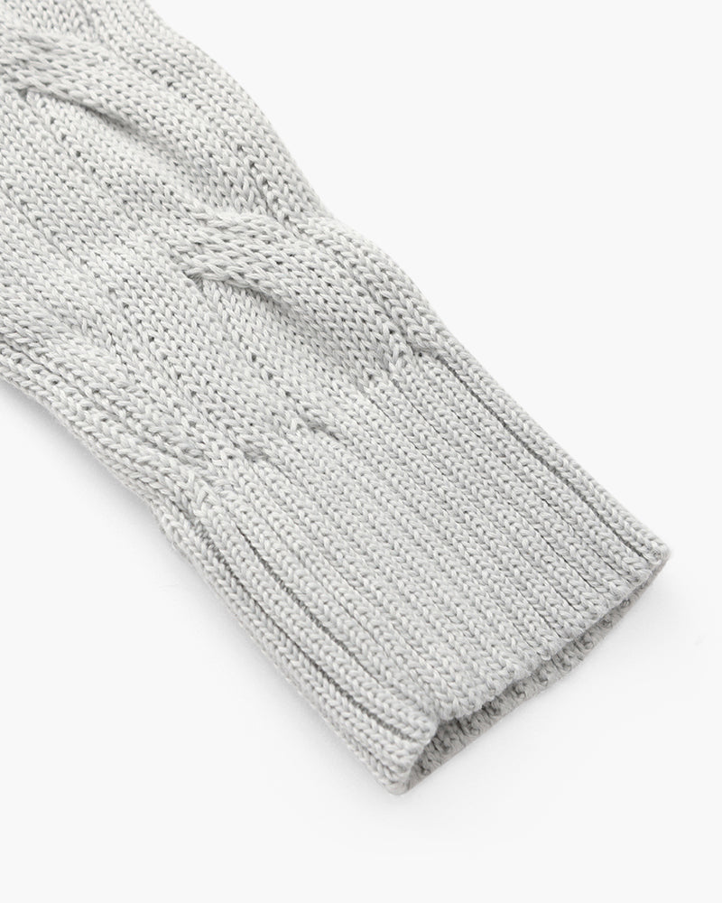 Maglione Uomo Cotone Mezzo Zip Vestibilità Comoda