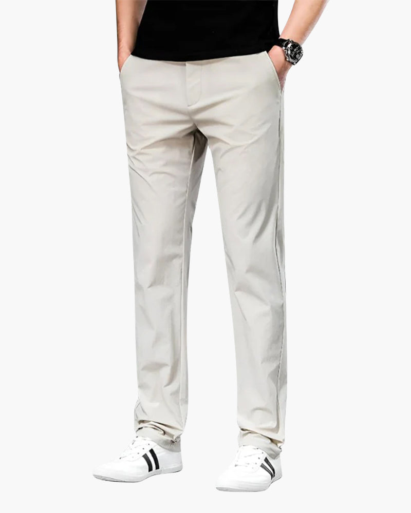 Pantaloni Chino Uomo Cotone Comfort Vestibilità Regolare - Vesarelli