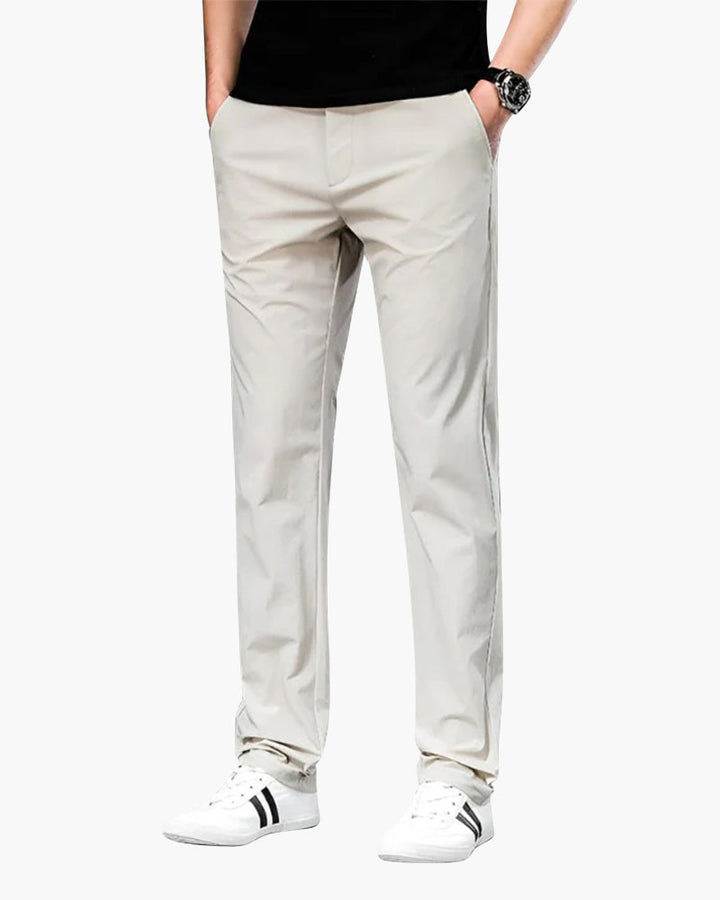 Pantaloni Chino Uomo Cotone Comfort Vestibilità Regolare - Vesarelli