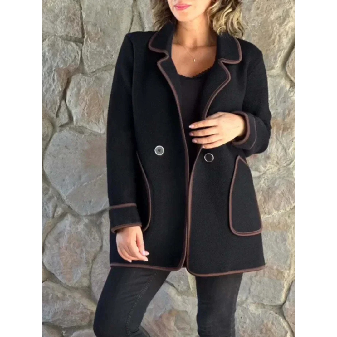 Blazer Donna Casual Caldo Vestibilità Regular Inverno - Vesarelli