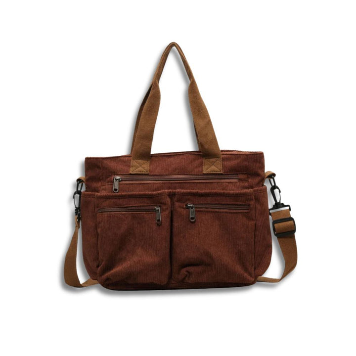 Borsa a Tracolla Donna in Velluto a Coste Classica - Vesarelli
