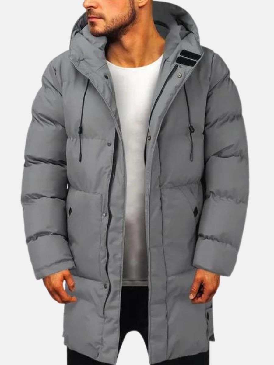 Parka Uomo Lungo Imbottito Comodo Invernale